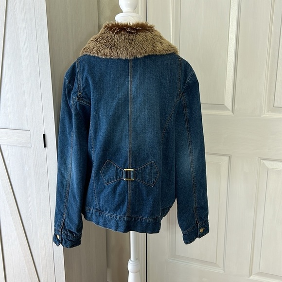 Dollhouse Removable Fur Denim Jacket Sz 2X - Picture 4 of 16